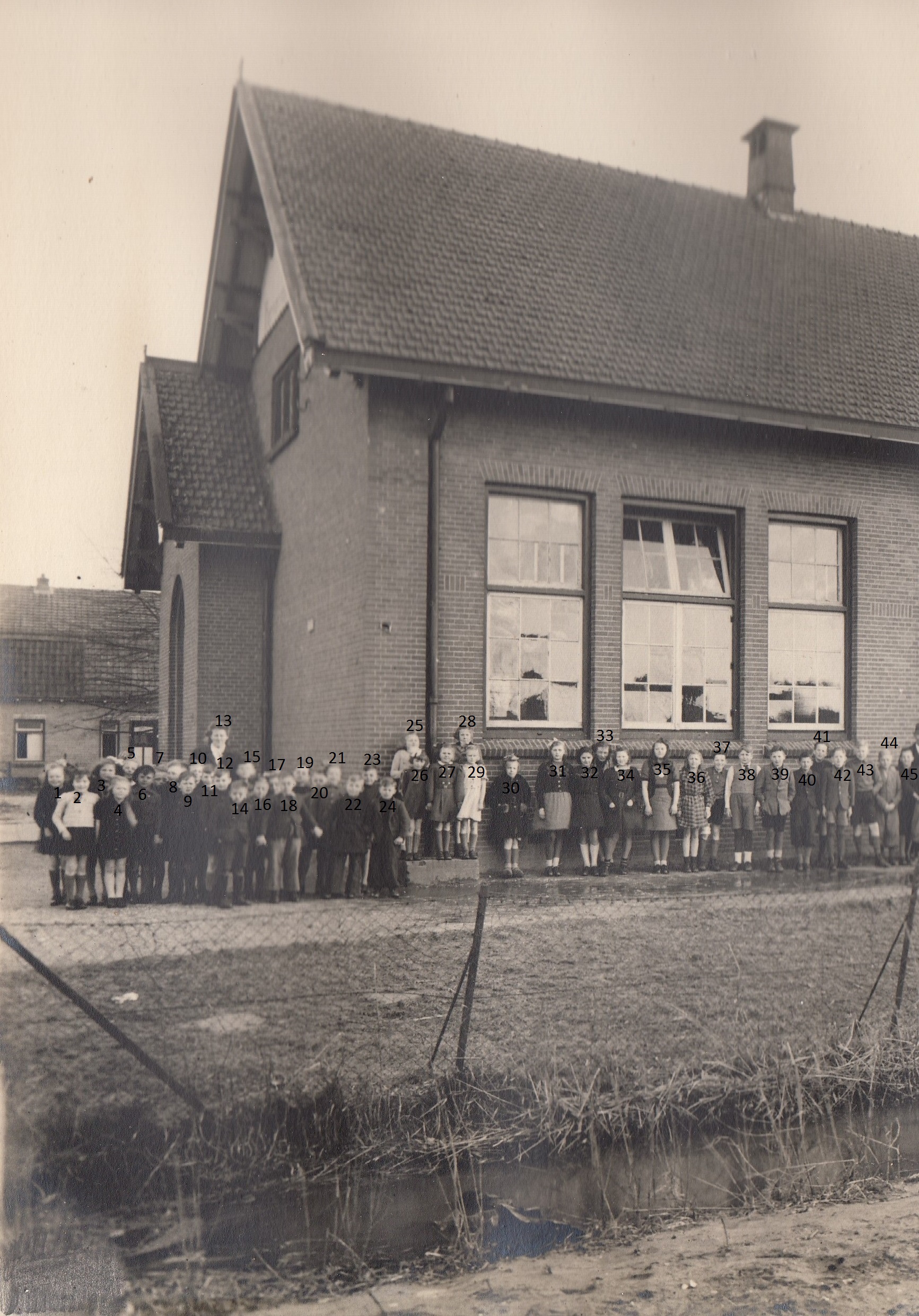 Hervormde school Peperkamp 25 jarig bestaan 1 april 1947